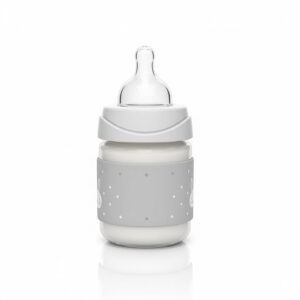 Suavinex Biberon Rabbit Avec Tetine Ronde Debit Lent 0m Gris 150ml