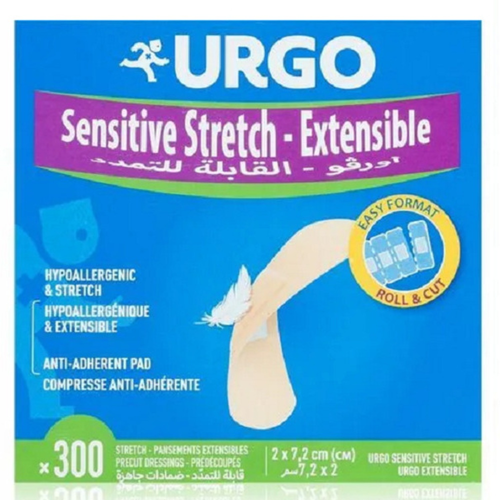 Urgo Senistive Stretch Extensible 272cm Bte De 300pcs