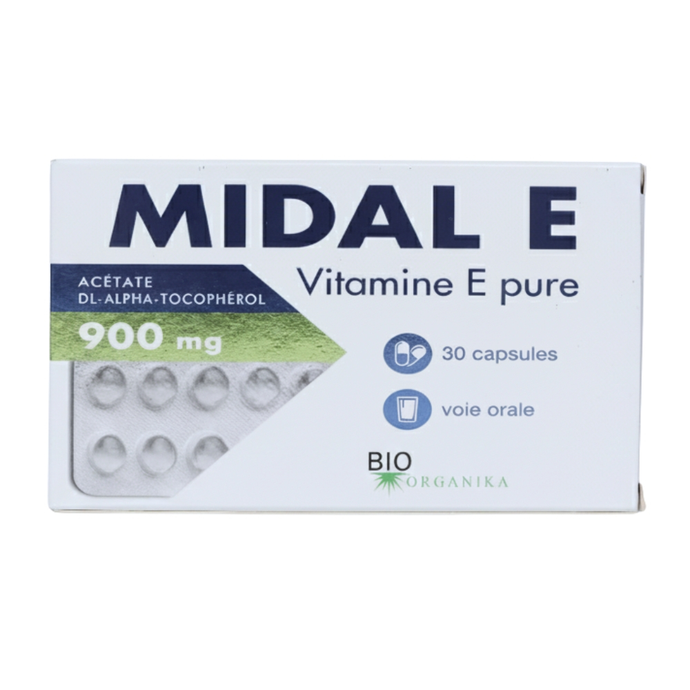 Veera Midal E Vitamine E Pure 900mg Ex Eric Favre 30 Capsules
