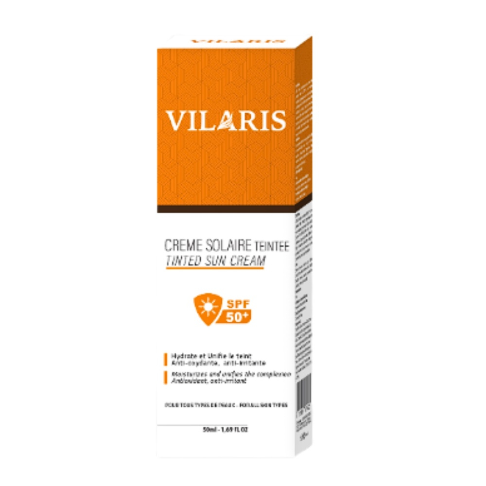 Vilaris Creme Solaire Teintee Spf50 50ml 1