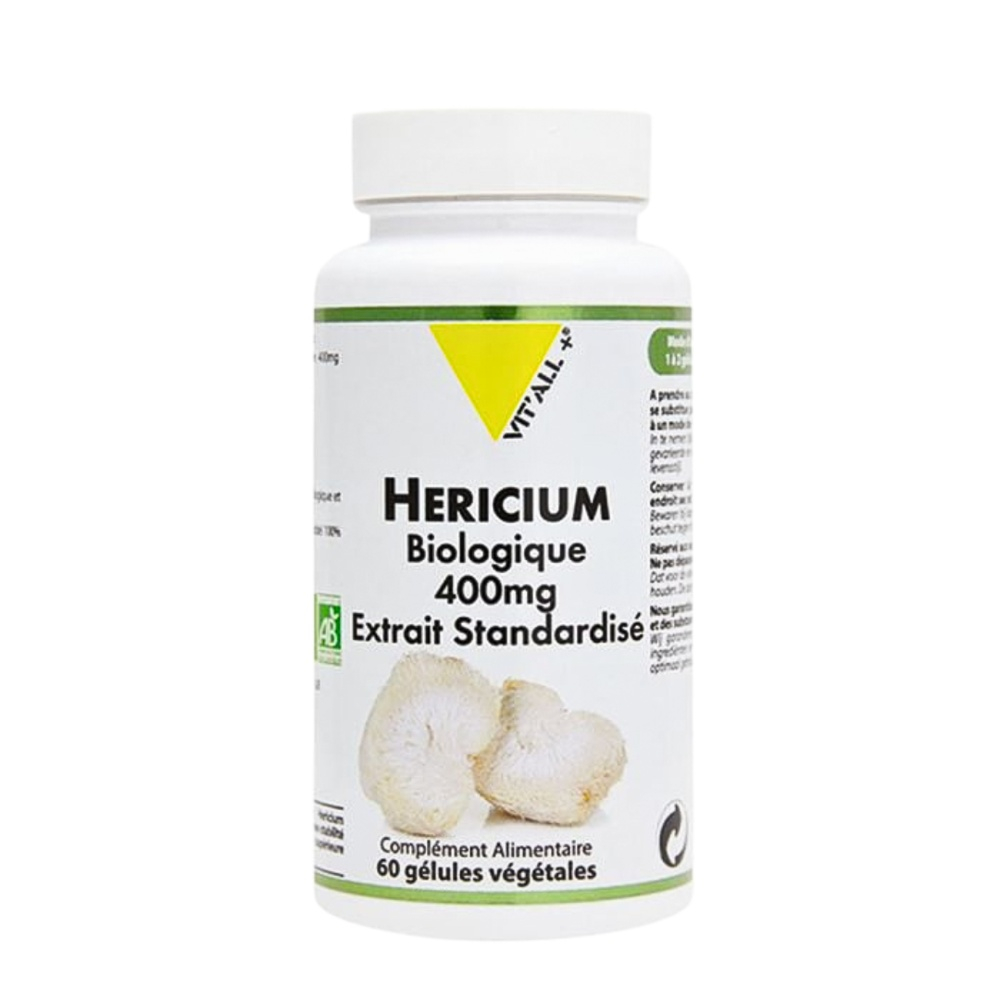Vitall Hericium Biologique 400mg 60gelules