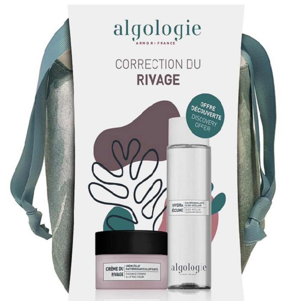 Algologie Kit Correction Du Rivage Creme Du Rivage 50ml Hydra Ecume Eau Demaquillante 200ml Offert