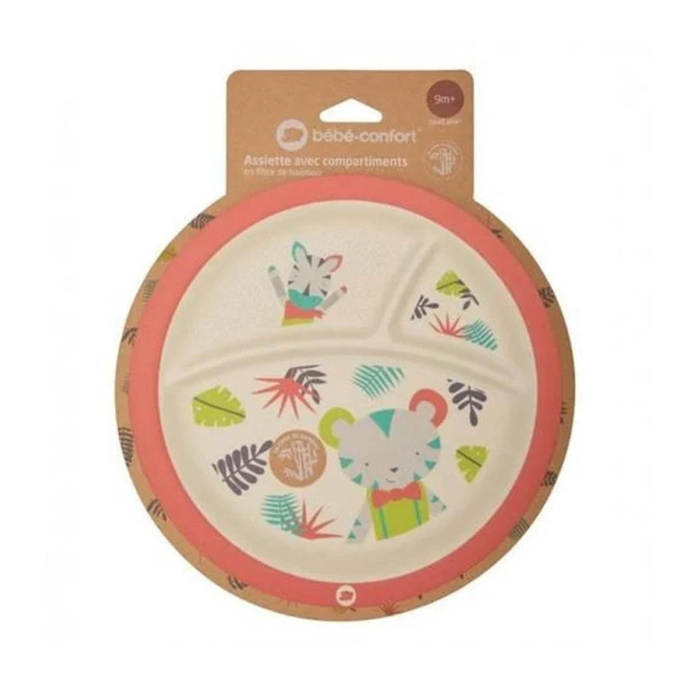Bebe Confort Assiette En Bambou Avec Compartiments Jungle Vibes 18m