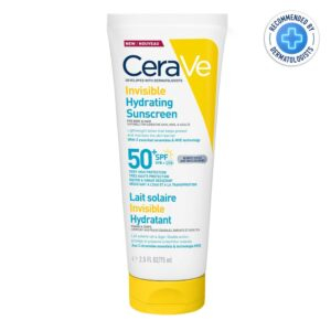 Cerave Lait Solaire Invisible Hydratant Spf50 Peau Normale A Seche Peau Sensible 75ml