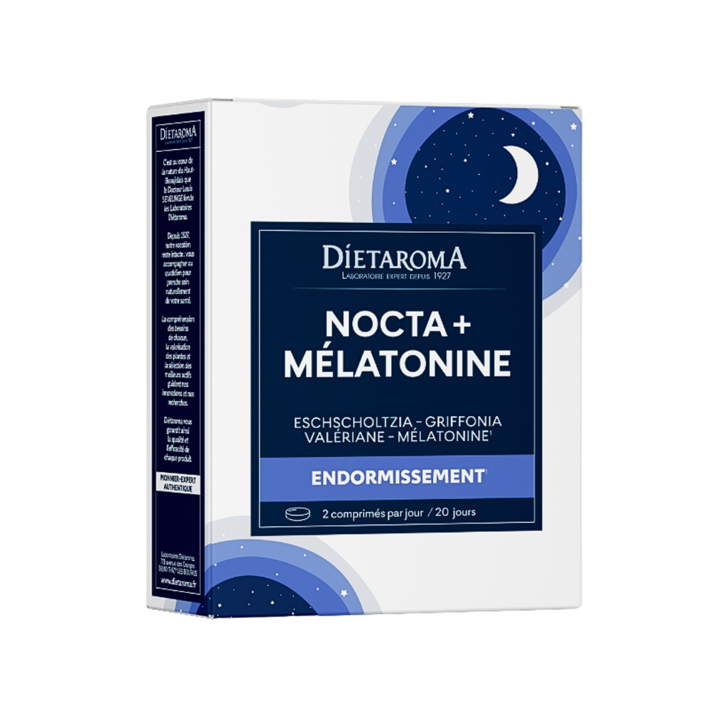 Dietaroma Noctamelatonine Maxi 40 Comprimes