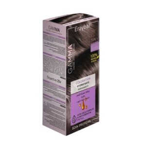 Erayba Kit Coloration Permanente 5 61 Chatain Clair Marron Cendre 270ml