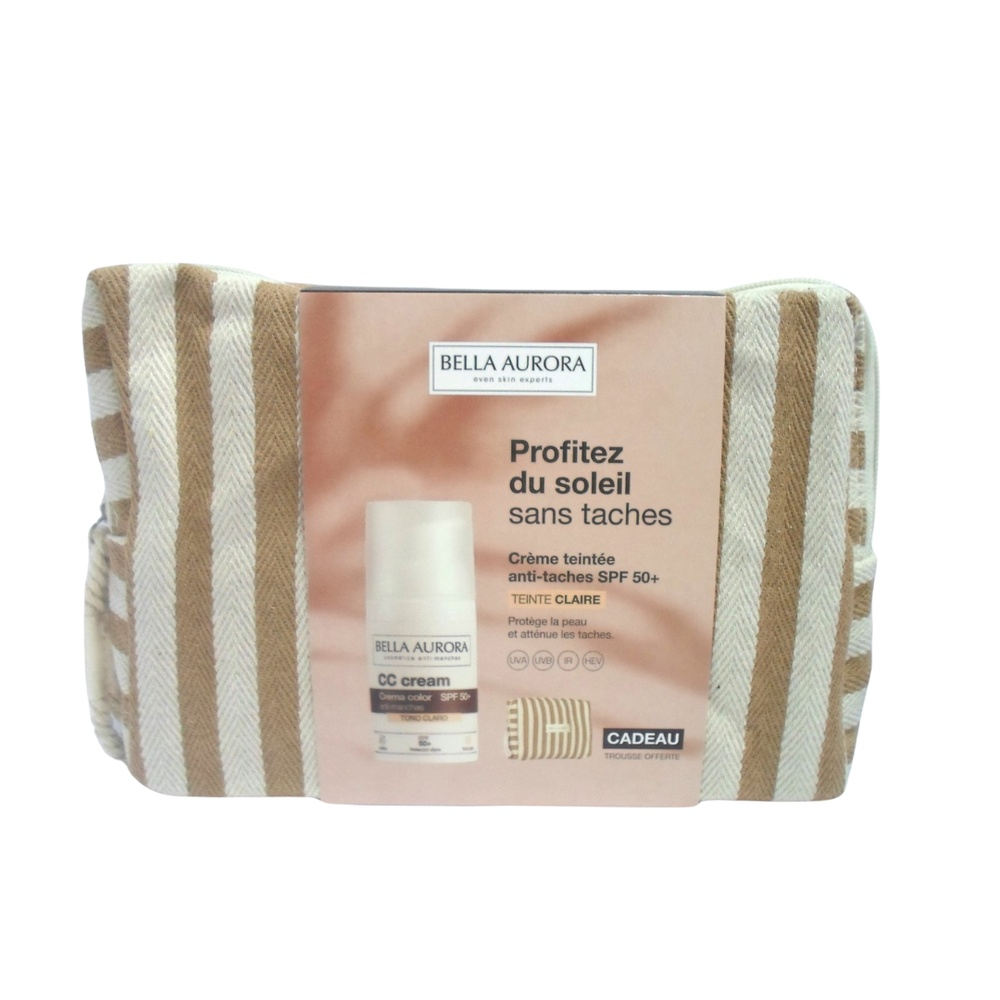 Pack Bella Aurora Cc Creme Clair Spf50 30ml Trousse