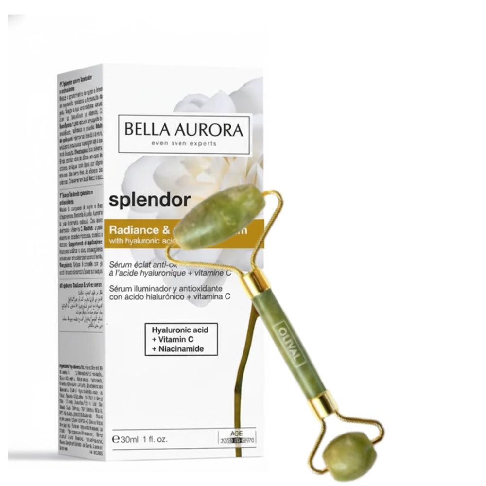 Pack Bella Aurora Splendor Serum Radiance 30mlrolleur De Massage Pack