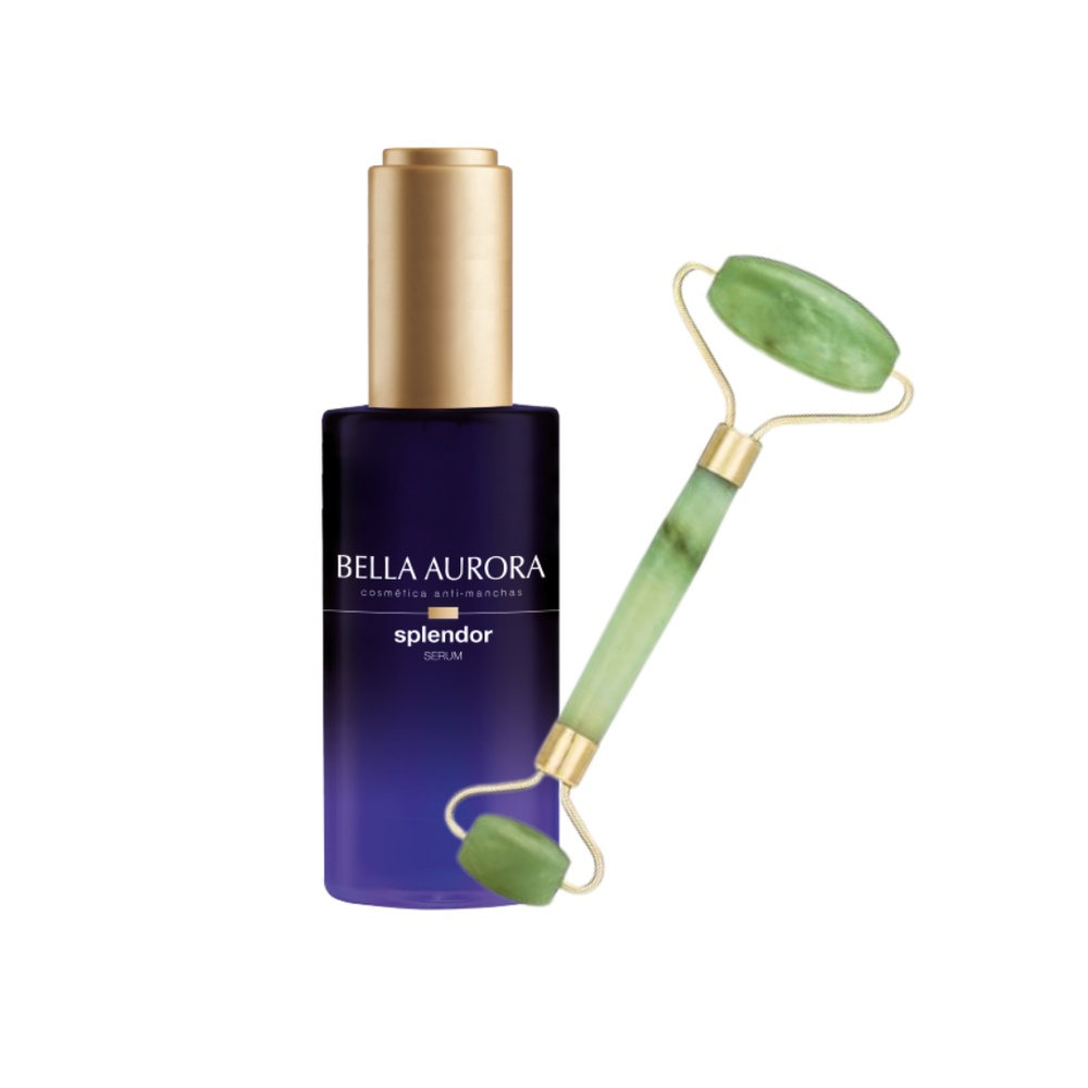 Pack Bella Aurora Splendor Serum Rouleau De Jade Offert