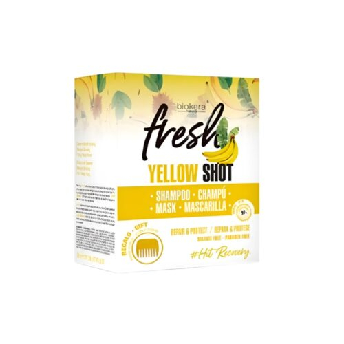 Pack Biokera Yellow Shot Shampoing 200ml Masque 250ml Pack