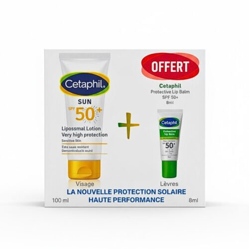 Pack Cetaphil Sun Lotion Spf50 100mlprotective Lip Balm Spf50 8ml Pack