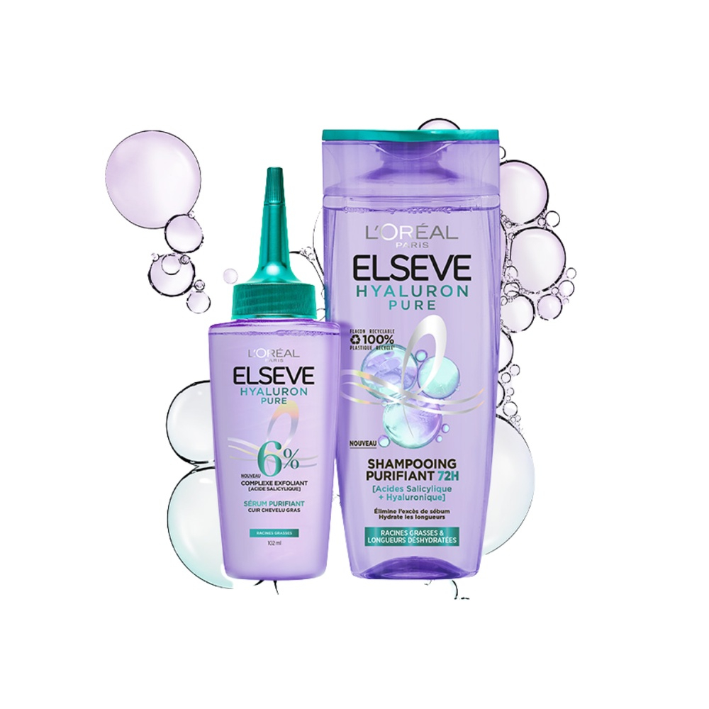Pack Elseve Hyaluron Pure Duo Pack Serum 100mlshamp 200ml