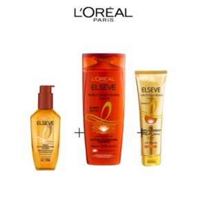 Pack Elseve Routine Ex Oil Jojoba Huile 100mlshamp 200mlor 125ml
