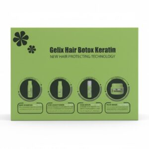 Pack Gelix Hair Botox Keratin Shampomaskserumconditioner