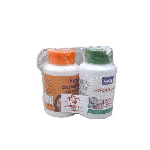 Pack Hydra Plus Collagene Pro 60gelulesprobiotic 36gelules Pack