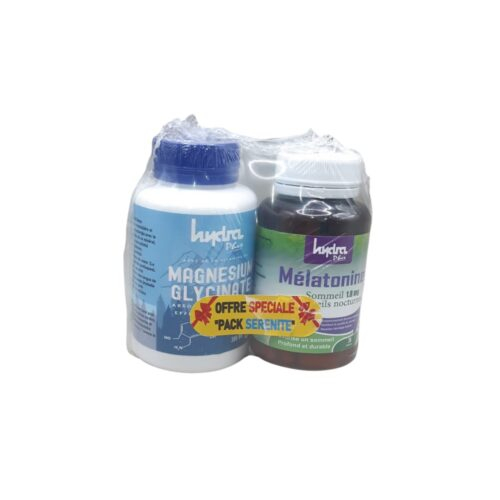 Pack Hydra Plus Magnesium Gly 60gelulesmelatonine 36gelule Pack Serenite