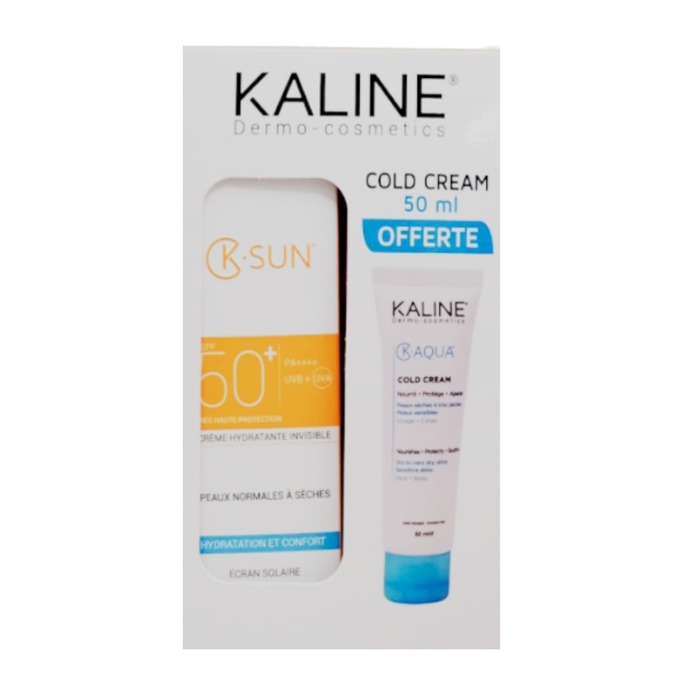 Pack Kaline Ksun Ecran Invisible Pns 50mlkaqua Cold Creme Pack
