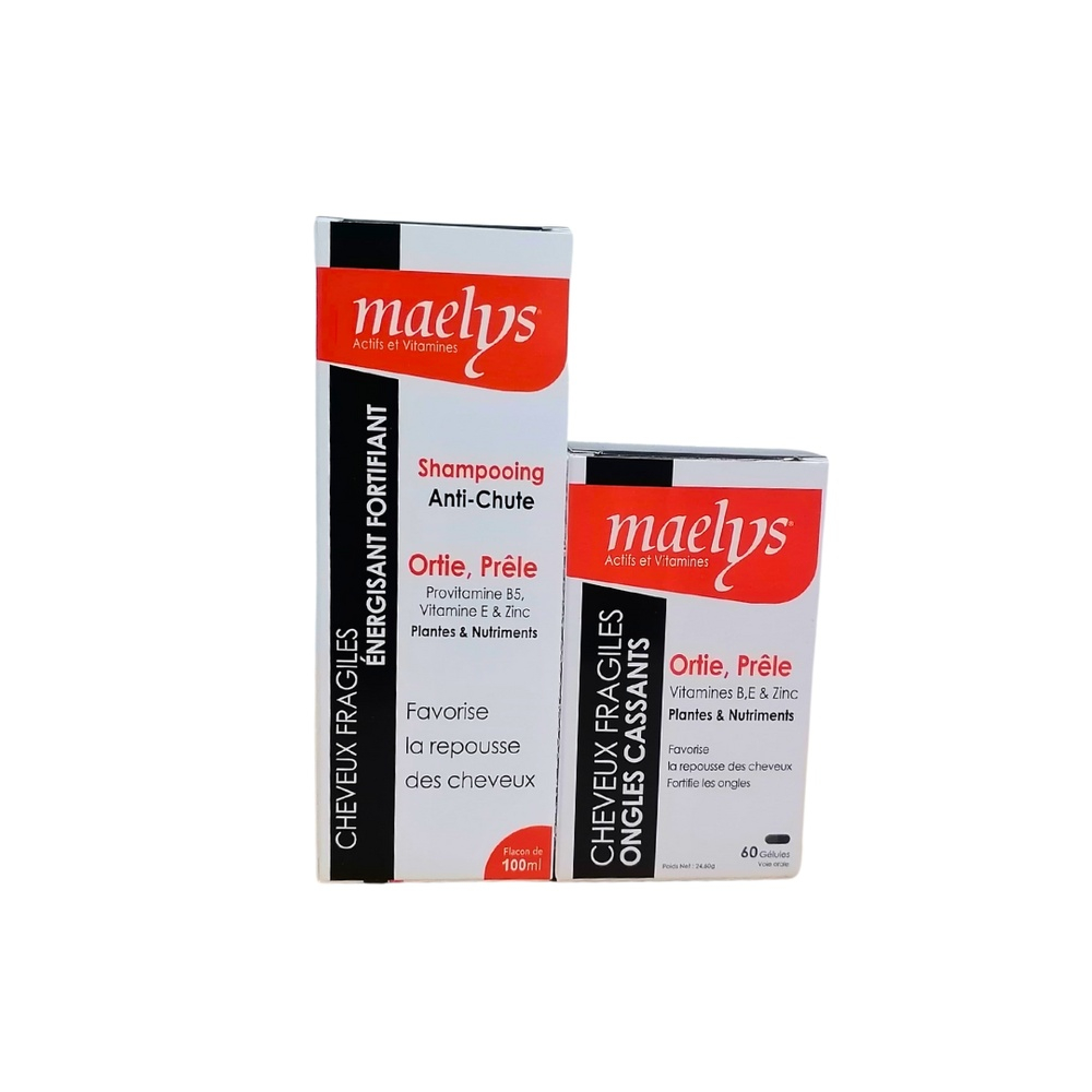 Pack Maelys Duo Pack Ortie Prele Bte 60gelulesshamp 100ml