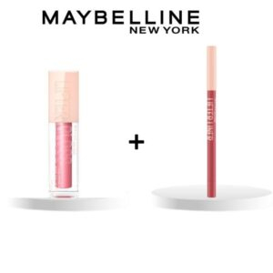 Pack Maybelline Lifter Gloss 005 Petal 54mllifter Liner 009 Peaking Pack