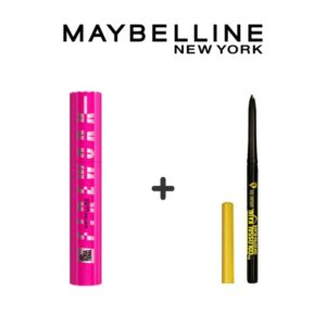 Pack Maybelline Mascara Fire Works Noir 10mlcrayon Kajal Argan Oil Pack