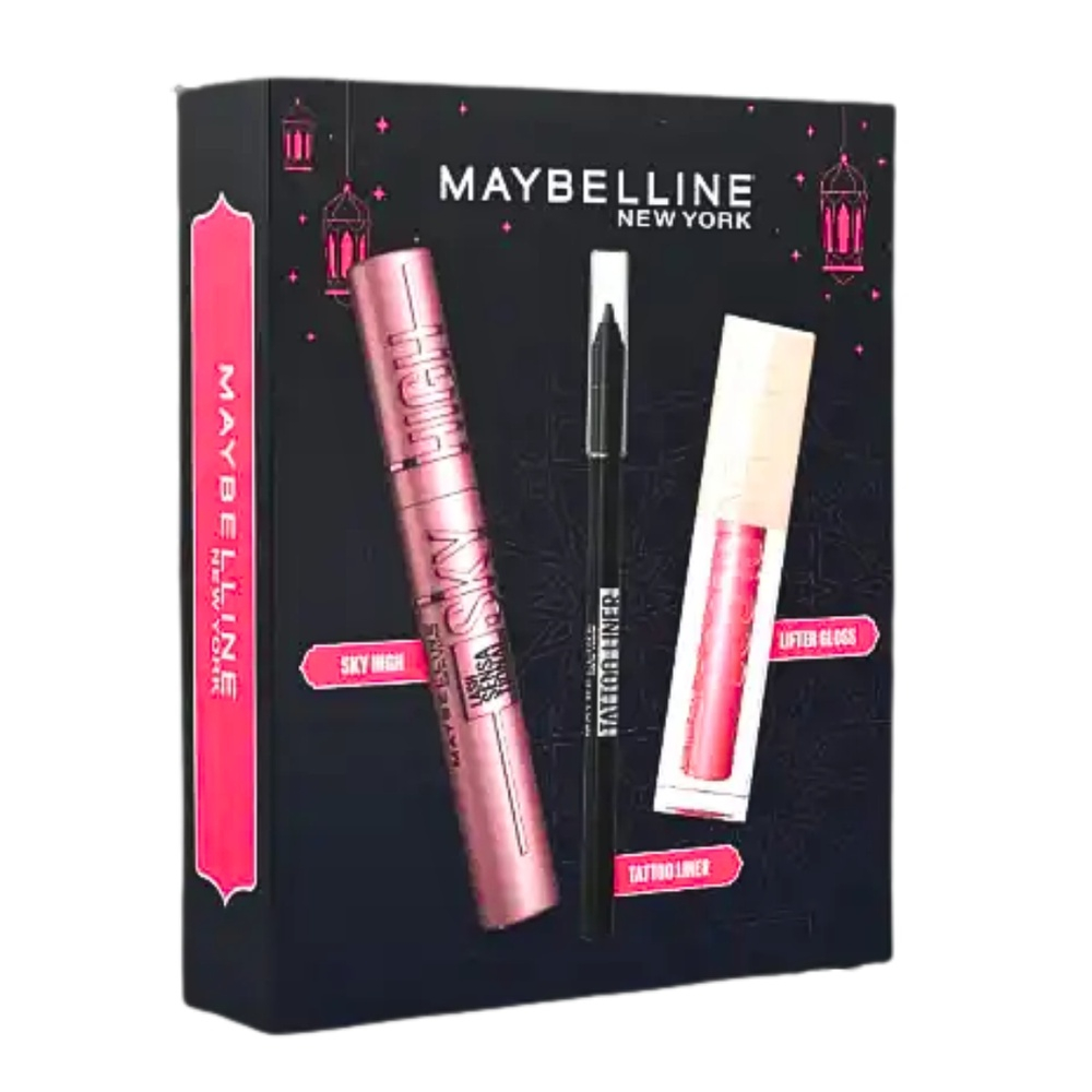 Pack Maybelline Pack Eid Sky High Lifter Gloss004 Silk Tatt Gel Liner