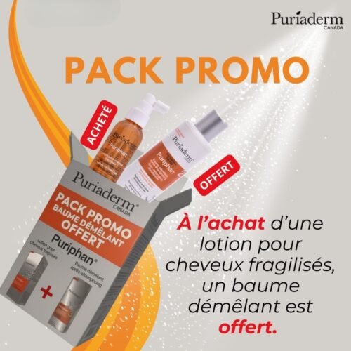 Pack Puriaderm Puriphan Lotion Antichutepuriphan Baume Demelant Pack