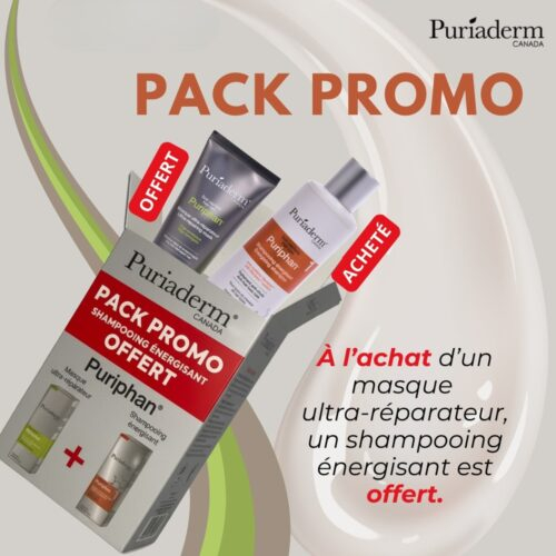 Pack Puriaderm Puriphan Masque Ultrareppuriphan Shamp Energissant Pack