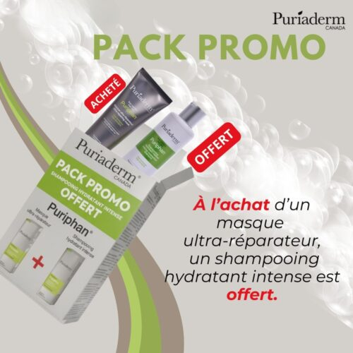Pack Puriaderm Puriphan Masque Ultrareppuriphan Shamp Hydratant Pack