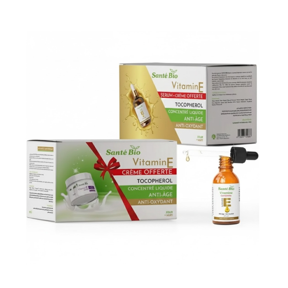 Pack Sante Bio Duo Pack Serum Vit E Concentre 10mlcreme Vitamine E