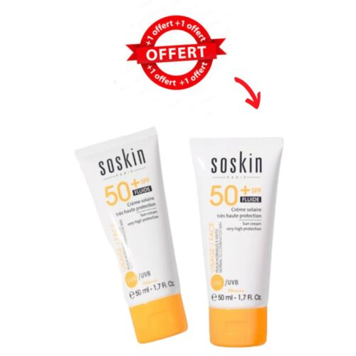 Pack Soskin Ecran Solaire Fluide Spf50 250ml Pack