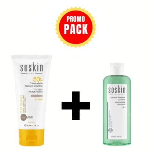 Pack Soskin Ecran Solaire Riche Spf5050mlgel Doux Nett 100ml Pack