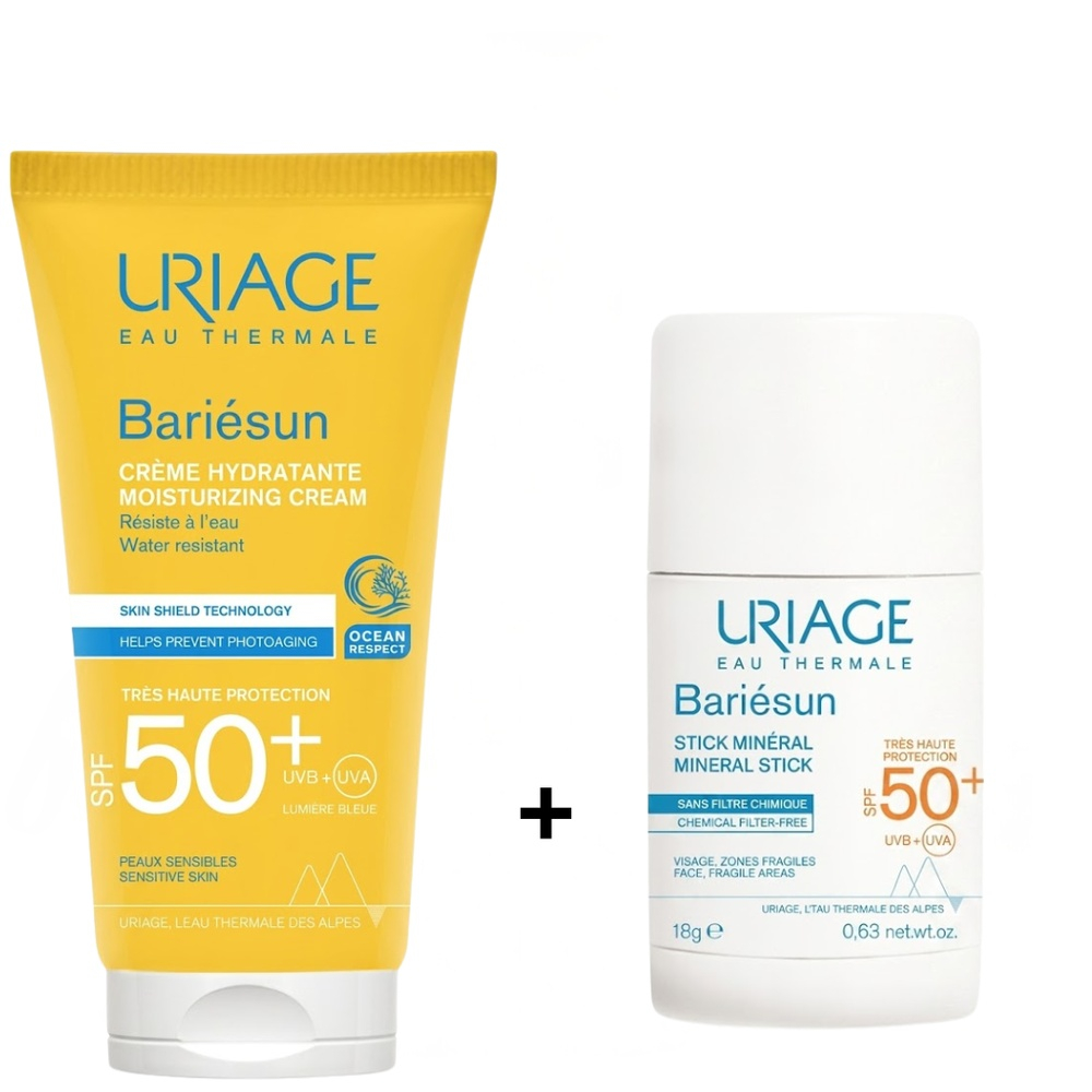 Pack Uriage Bariesun Ecran Spf50 50mlbariesun Stick Mineral Spf50