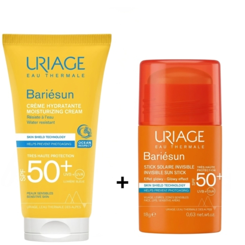 Pack Uriage Bariesun Ecran Spf50 50mlbariesun Stick Solaire Invisible