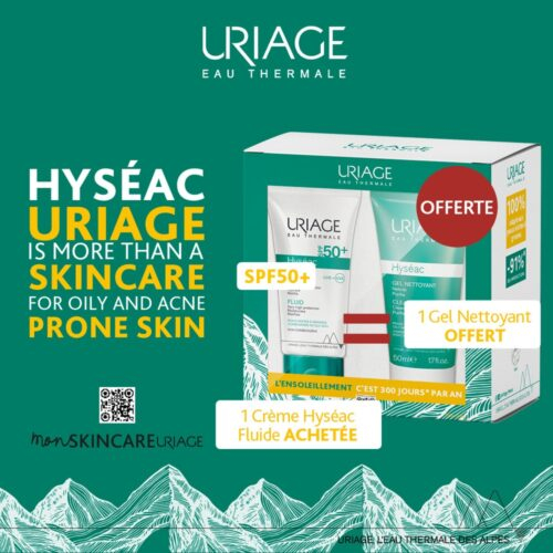 Pack Uriage Hyseac Spf50 50mlhyseac Gel Nett 50ml Pack