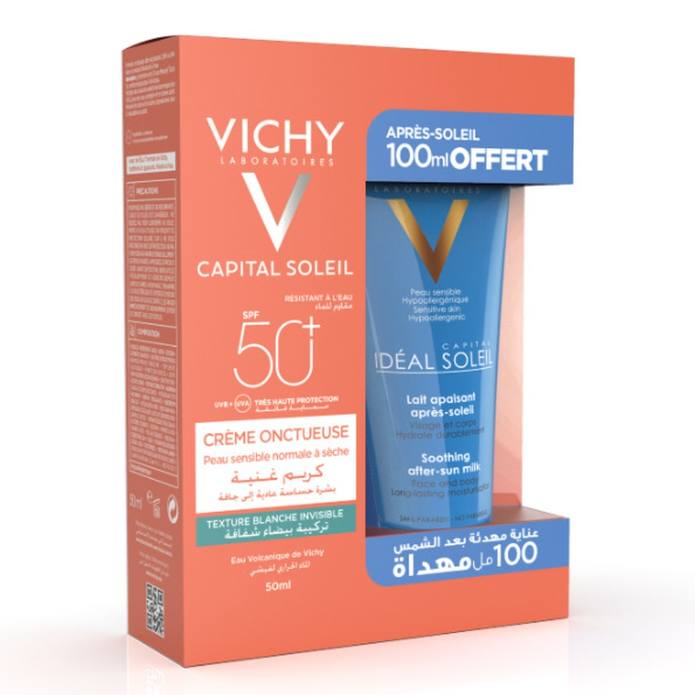 Pack Vichy Capital Soleil Cr Oncteuse 50mlapres Soleil 100ml Pack