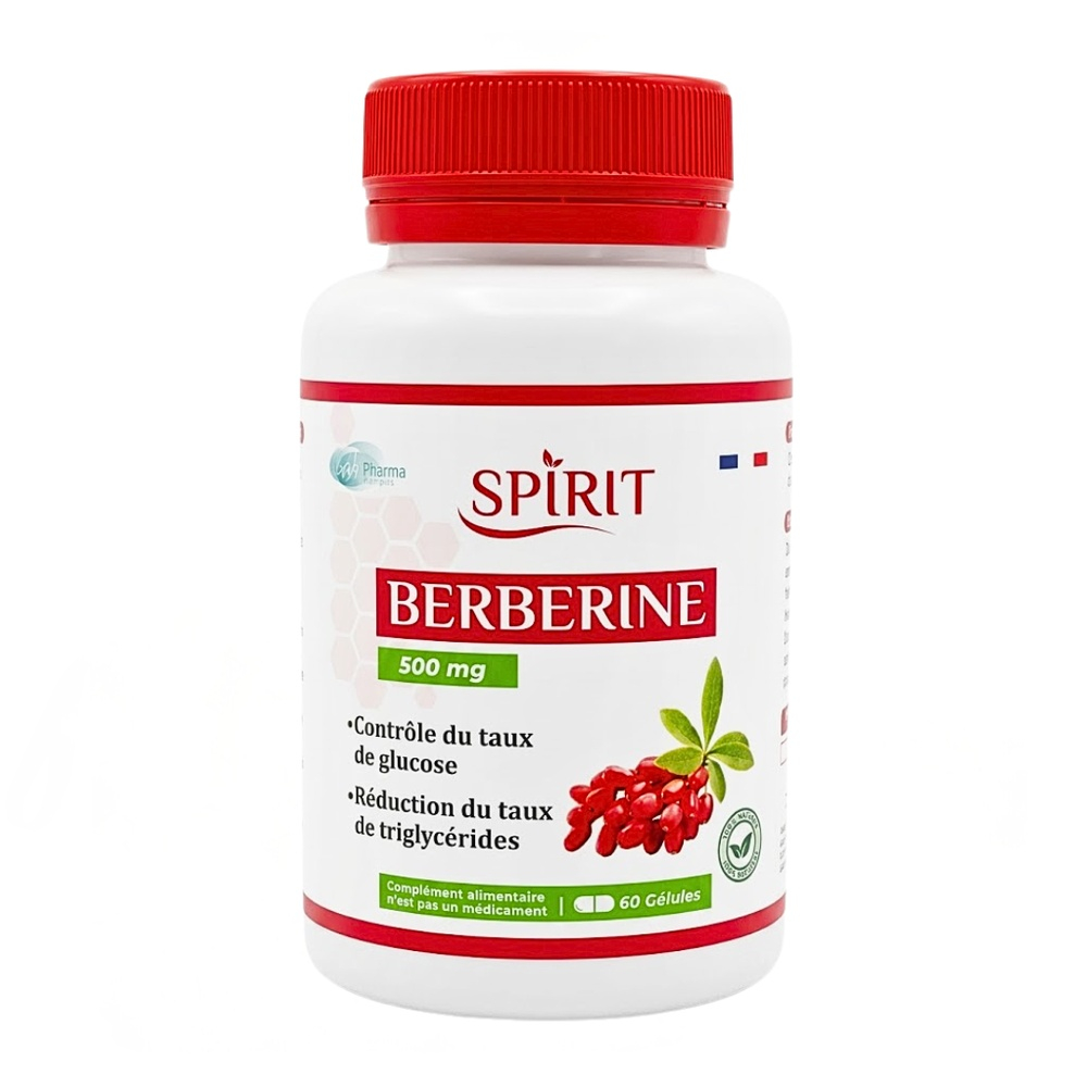 Spirit Pharma Berberine 500mg 60 Gelules