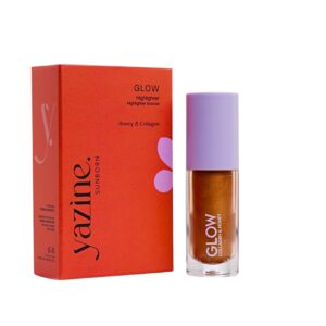 Yazine Glow Highlighter Bronze Miel Collagene 5ml