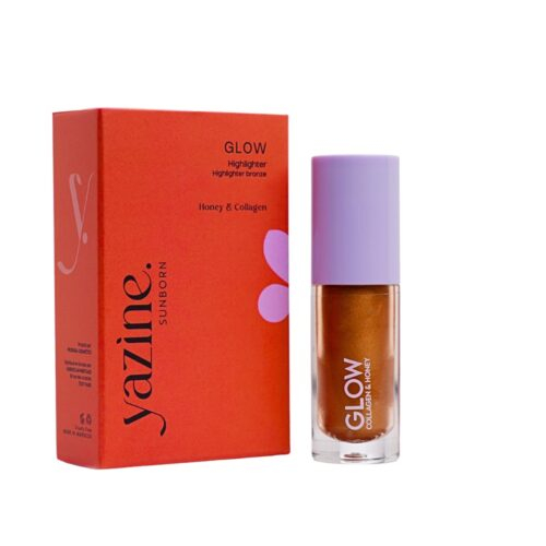 Yazine Glow Highlighter Bronze Miel Collagene 5ml
