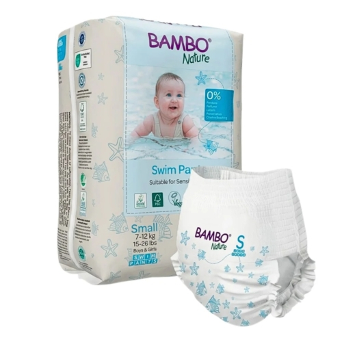 Bambo Nature Swim Pants Small 7 12kg 12 Pieces