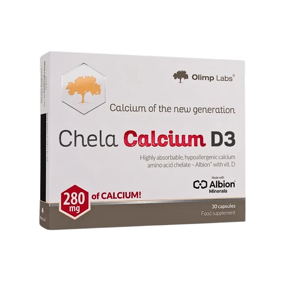 Olimp Labs Chela Calcium D3 280 Mg De Calcium 30 Capsules