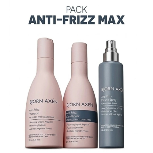 Pack Bjorn Axen Anti Frizz Max Shampoingconditionermiracle Spray Pack