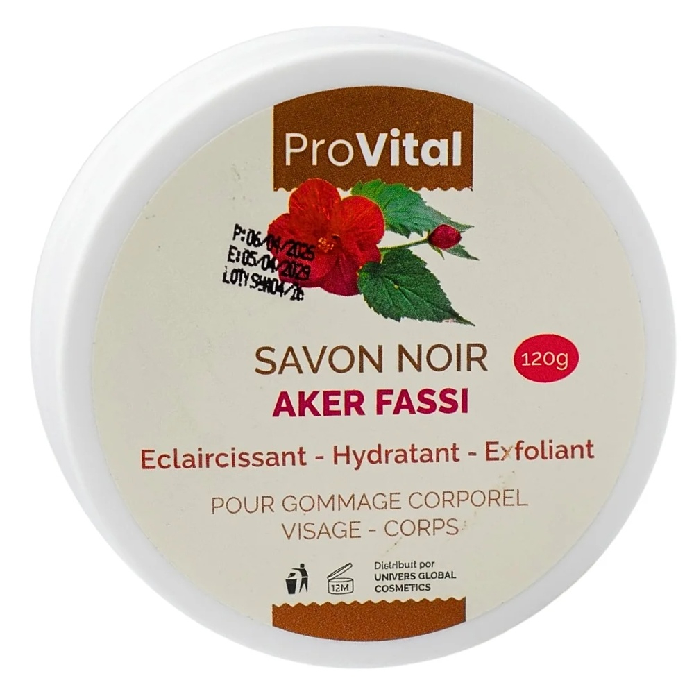 Pro Vital Savon Noir Aker Fassi 120g