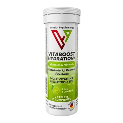 Vhealth Vitaboost Hydration Multivitamins Electrolytes Citron10 Comprimes