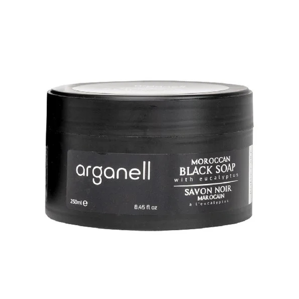 Arganell Savon Noir Eucalyptus Moroccan 250ml 1