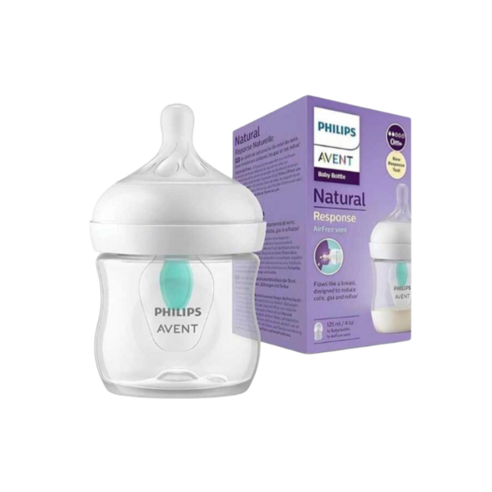 Avent Bib Natural 125ml Valve Air Free Scf670 01