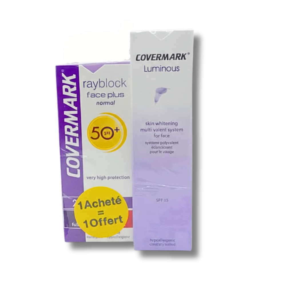 Covermark Luminous Eclaircissantrayblock Ecran Normal Invisible Pack