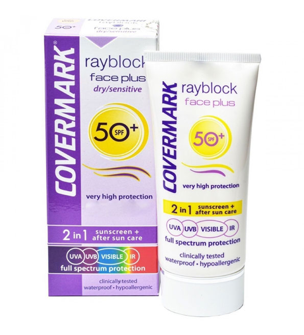 Covermark Rayblock Face Plus Visible Dry Sensitive Spf50 50ml