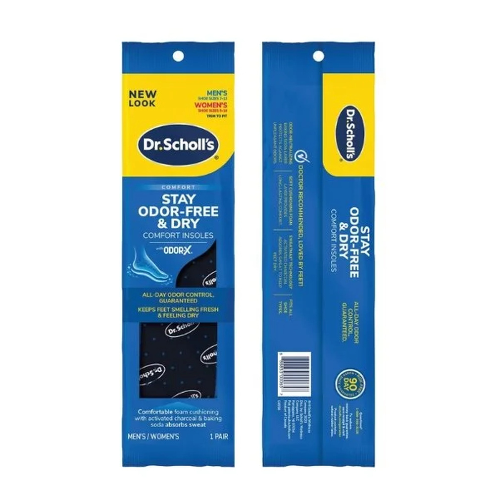 Dr Scholls Comfort Stay Odor Free Dry Insole Unisex C0556
