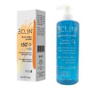 Eclin Pack Ecran Solaire Invisiblegel Nettoyant 50ml
