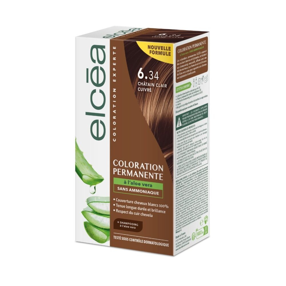 Elcea Coloration 634 Chatin Clair Cuivre